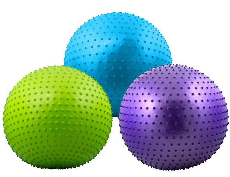Гимнастический мяч массажный Libera 55 см 6011-22 Антивзрыв