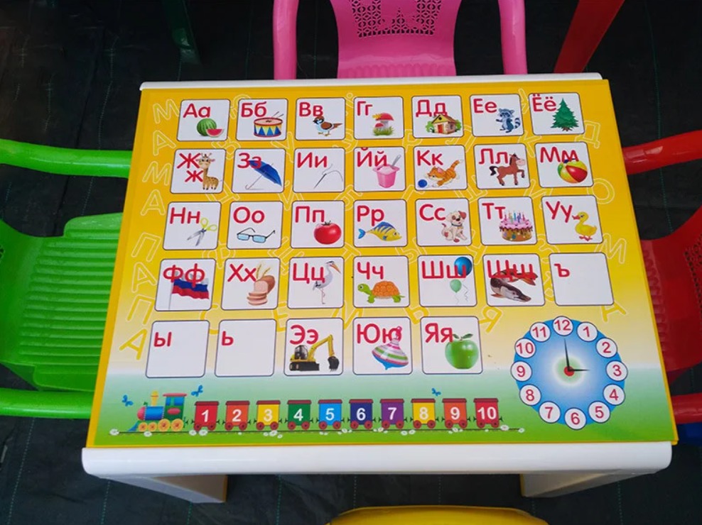 Стол детский пластиковый с аппликацией СтандартПластикГрупп 160-0057 (600х500х490)