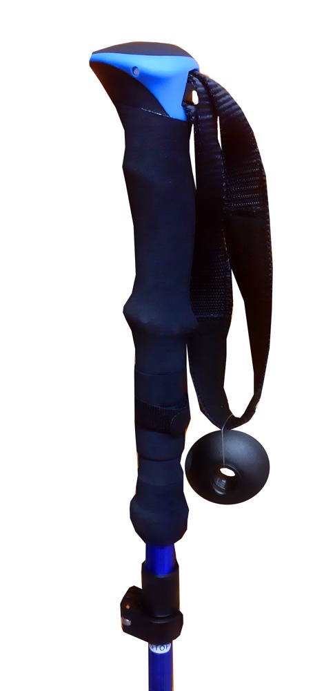 Палки телескопические для скандинавской ходьбы Fora XG-03 Trekking Compact в чехле, 65-135 см синий