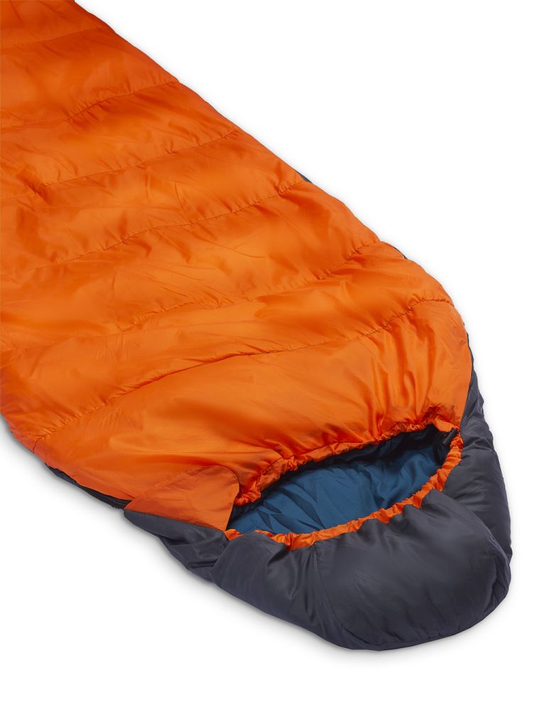 Спальный мешок туристический Atemi A1-18N (серый/оранжевый) 450 г/м2, -12 С - фото2