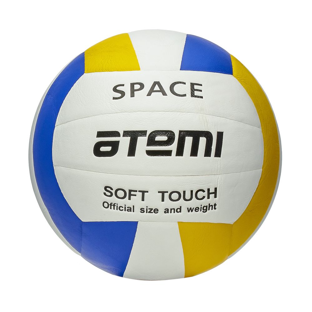 Мяч волейбольный №5 Atemi Space White/yellow/blue - фото