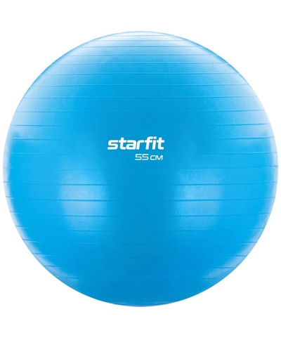 Гимнастический мяч Starfit Core GB-104 55см Антивзрыв синий