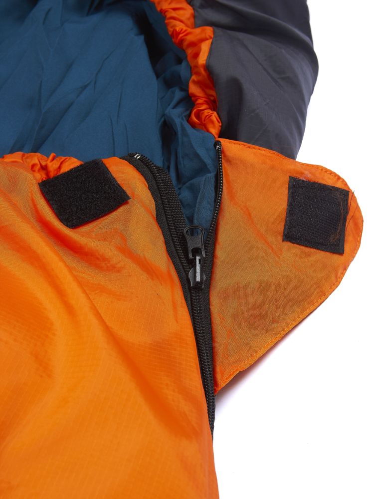 Спальный мешок туристический Atemi A1-18N (серый/оранжевый) 450 г/м2, -12 С
