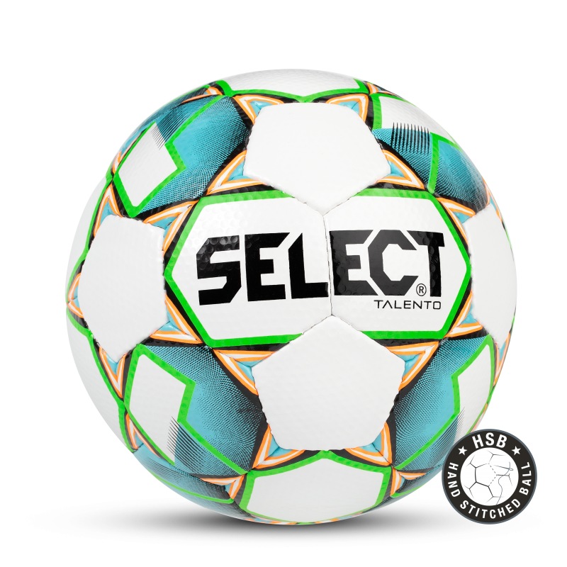 Мяч футбольный №3 Select Talento 3 white/blue/yellow - фото