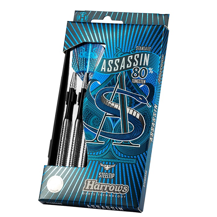 Дротики для дартса Steeltip Harrows Assassin 24гр (80% вольфрам) 