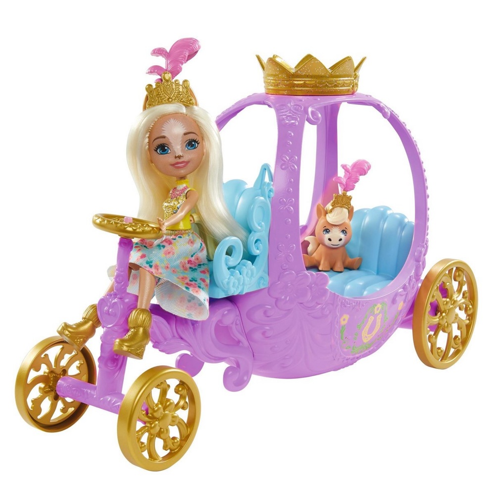 Игровой комплект Королевская карета с куклой Пеола Пони Enchantimals Mattel GYJ16