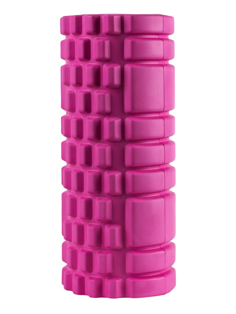 Ролик массажный для йоги ATEMI AMR01P (33x14см) розовый - фото