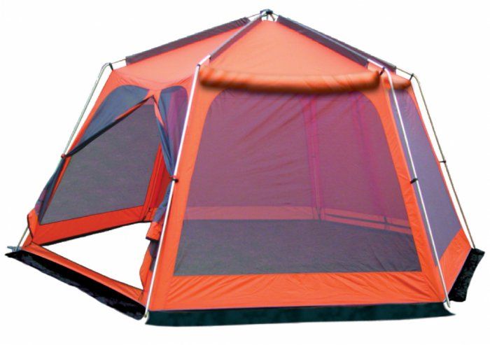 Тент-шатер туристический Tramp Lite MOSQUITO ORANGE (370х420х225)