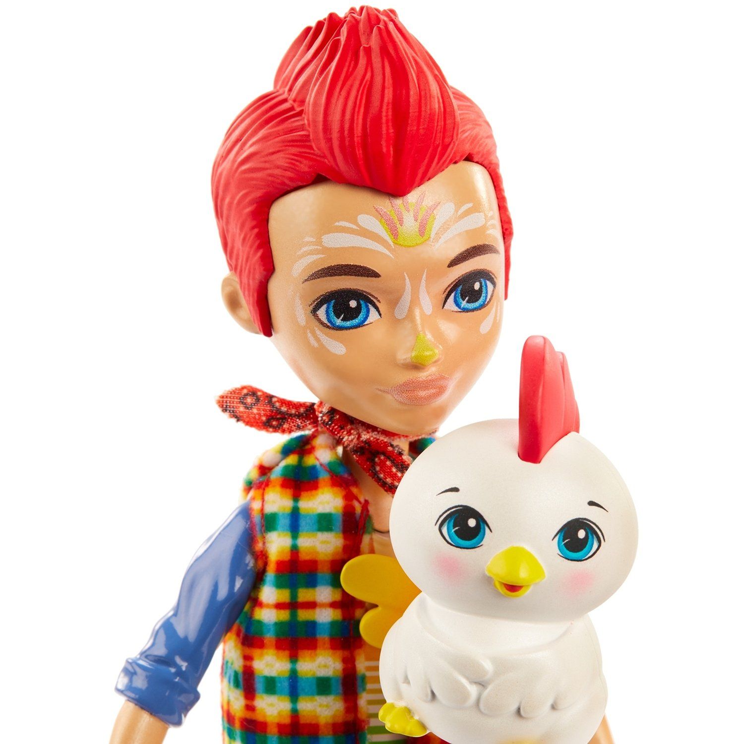 Кукла Редвард Рустер с питомцем петушком Клак (Redward Rooster and Cluck) 15см Enchantimals Mattel GJX39 - фото2