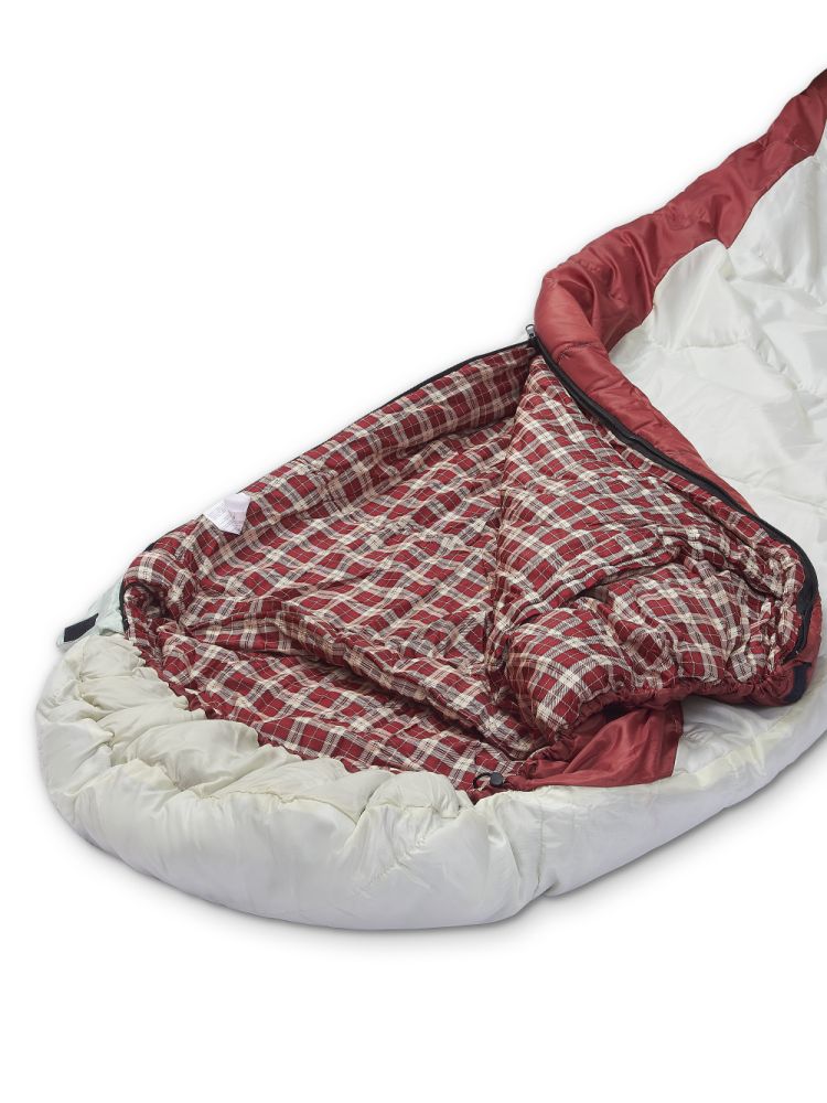 Спальный мешок туристический Atemi Quilt 300LN (левая молния, серый/красный) 300 гр/м3, -3, левый