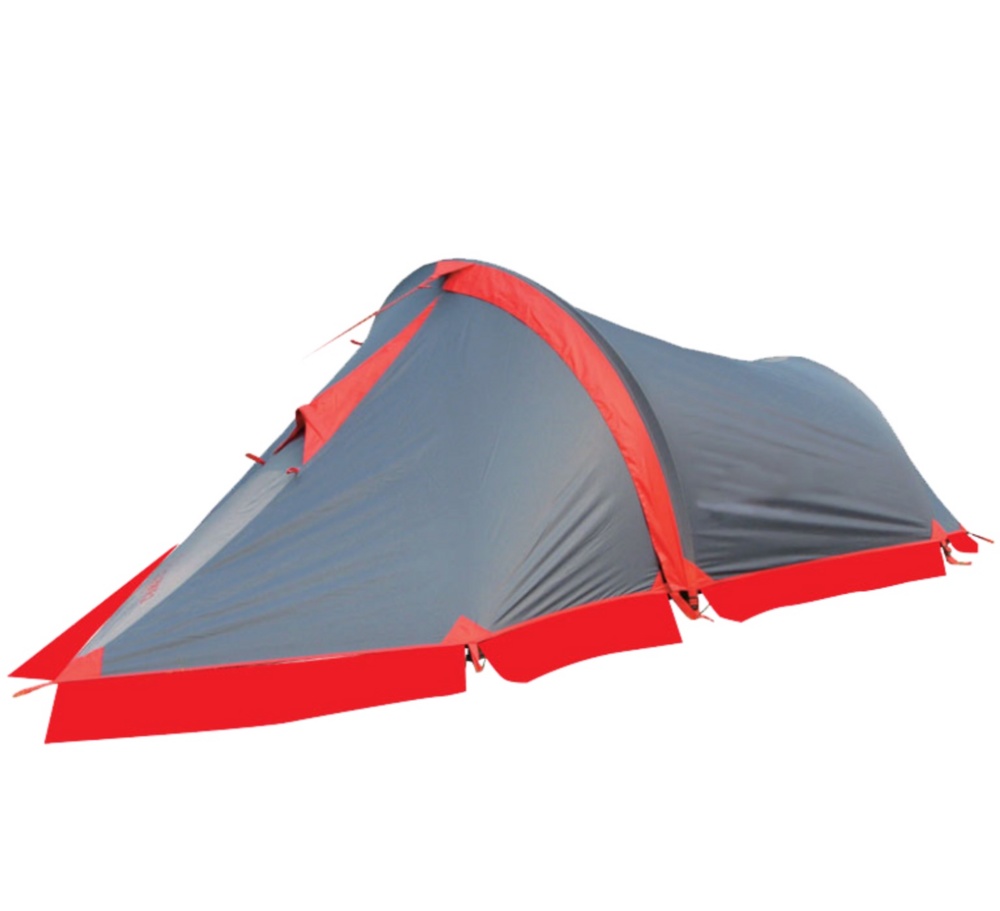 Палатка туристическая 2-х местная Tramp Bike 2 v2 (серый) (8000 mm) - фото