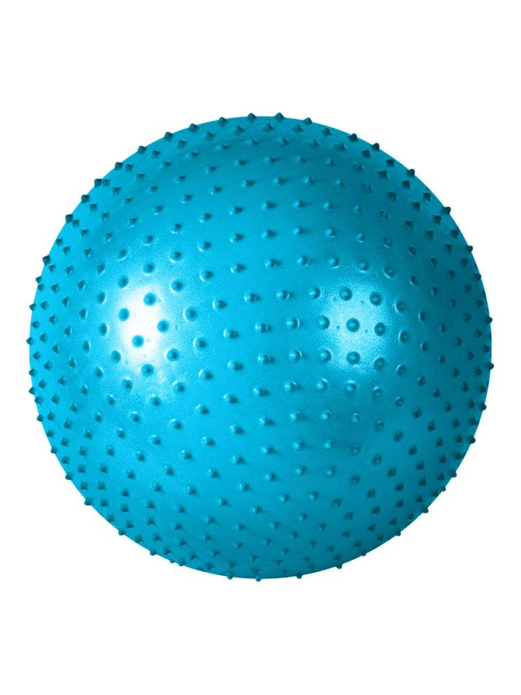 Гимнастический мяч массажный Atemi AGB-02-65 65см голубой Антивзрыв
