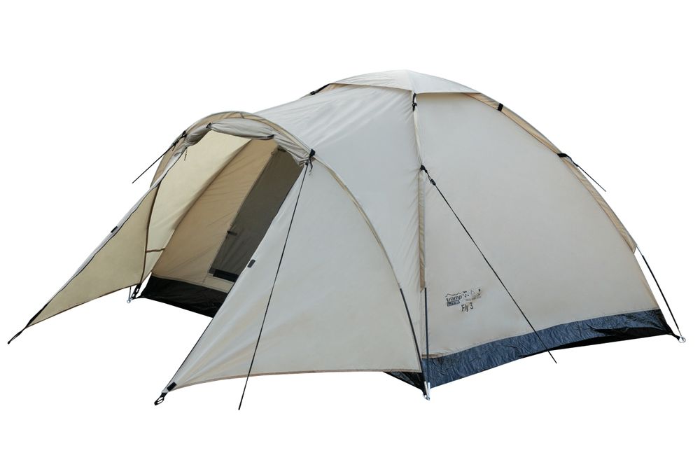 Палатка туристическая 2-х местная Tramp Lite Fly 2 Sand (V2) (4000 mm)