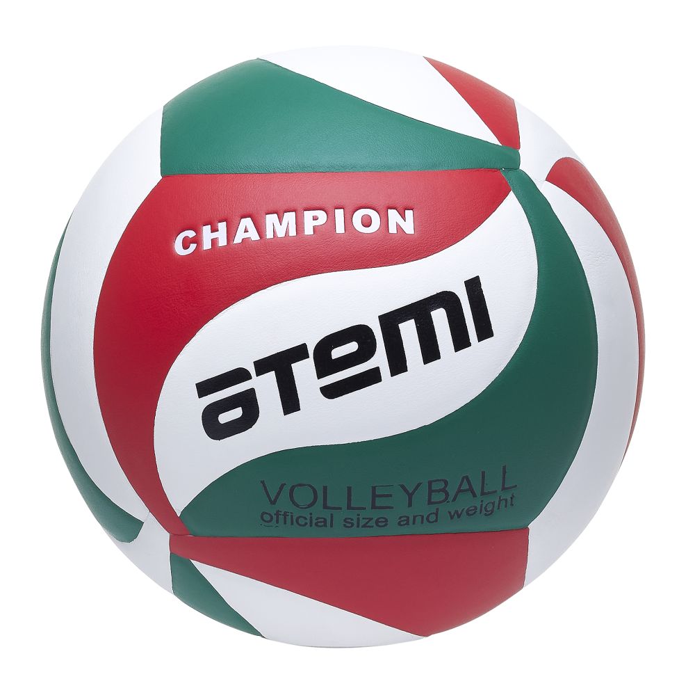 Мяч волейбольный №5 Atemi Champion green/white/red