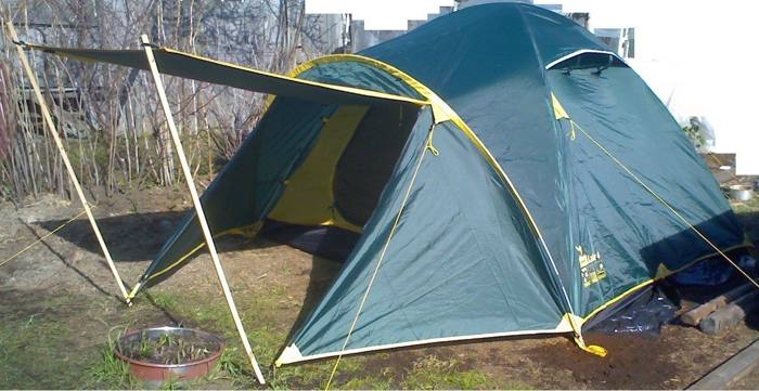 Палатка туристическая 4-x местная Tramp LAIR 4 (V2) (6000 mm)