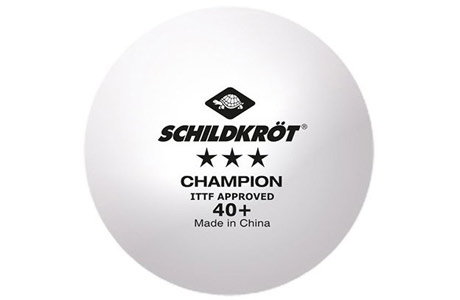 Мячи для настольного тенниса Schildkrot Champion ITTF 3* SLD-16062 (3 шт)