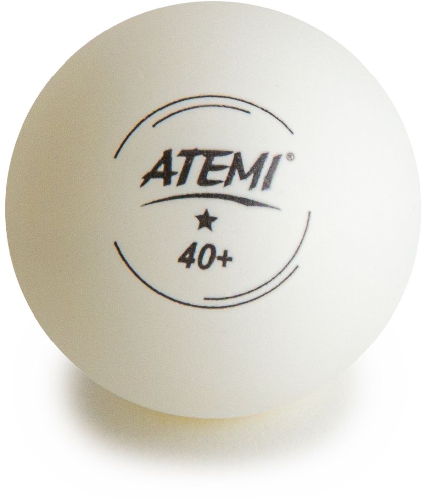 Мячи для настольного тенниса Atemi 1* белые (6 шт)