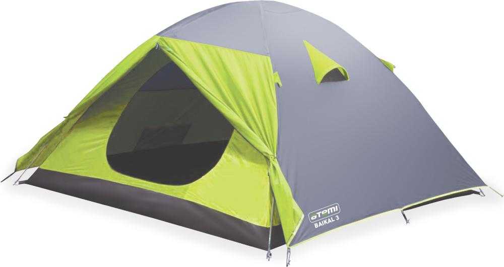 Палатка туристическая 3-х местная Atemi BAIKAL 3 CX (4000mm) - фото